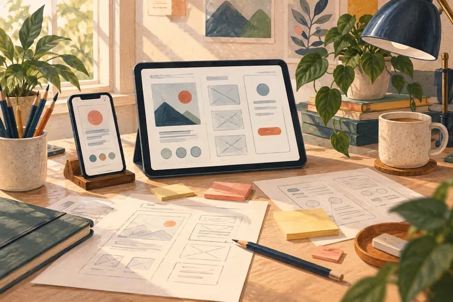 Illustration: UI/UX Design